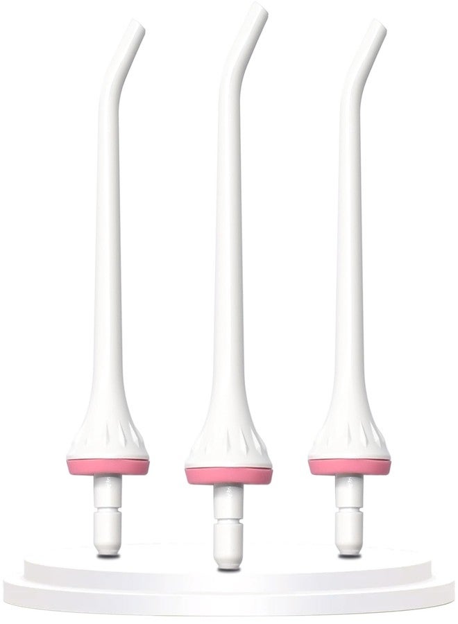 Pinkind 3 Pack Water Flosser Replacement Tips for Oralfree, Nicwell, Nicefeel, COSLUS, Oral Irrigator Jet Tip Nozzel fits for Mospro, Zerhunt Water Flosser, White - Image 1
